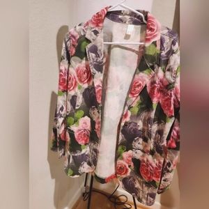 Floral Stylish Women Jacket ladies coat blazer
